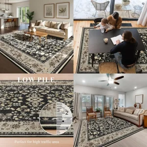 Washable Living Room Rug